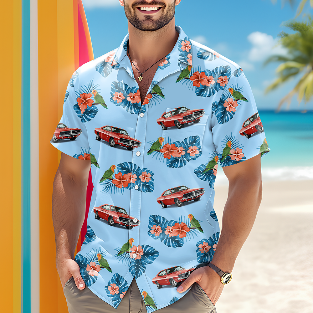 This Is How I Roll - Personalized Upload Vehicle Photo Hawaiian Shirt For Biker CH07 895684