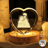 Personalized Couple Photo Engraved Crystal Photo With Light CH07 899782
