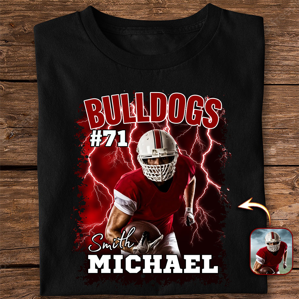 Personalized America Football Dark Shirt Gift For Football Lovers CH07 910356