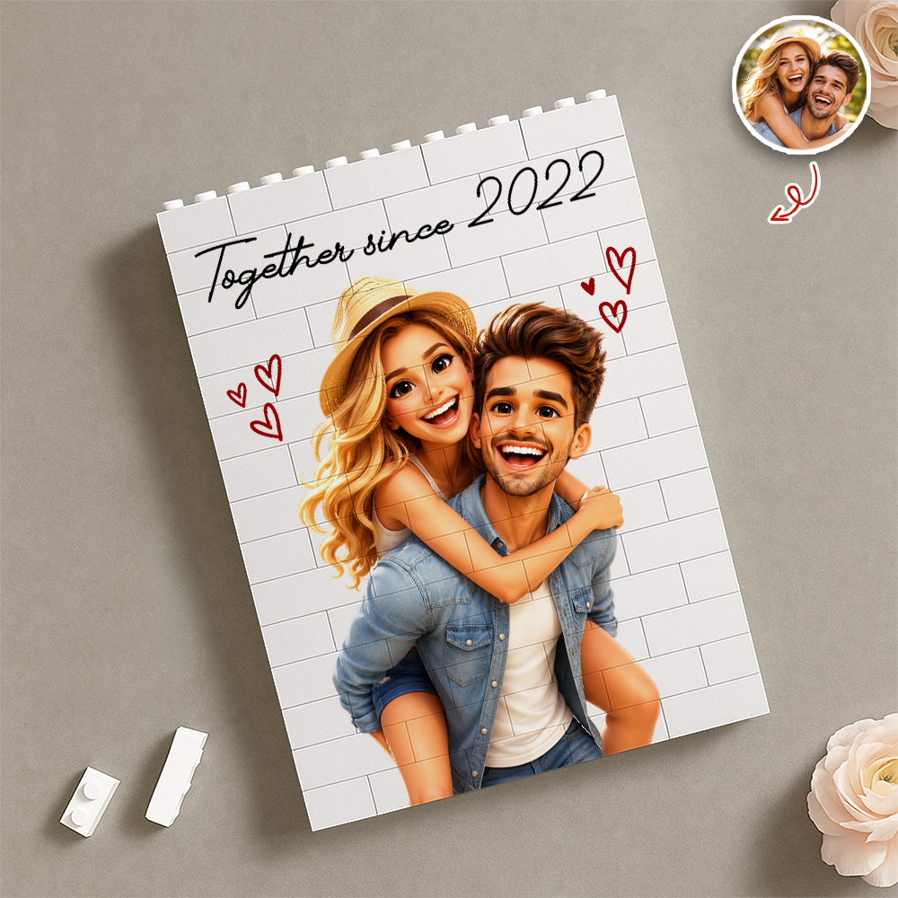 Custom Photo I'm Yours Building Brick Block For Couple TH10 170275