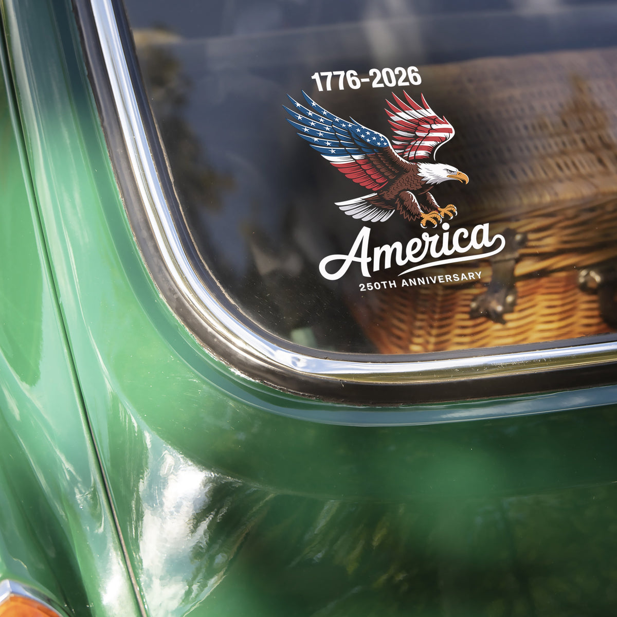 1776 - 2026 America 250th Anniversary Car Window Decal Sticker TH10 898421