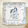 Custom Photo Pencil Sketch Happy Mother's Day To Mom Personalized Ring Dish HA75 920706
