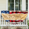Custom Family Name We The People America 250 Non-Pleated Fan Flag TH10 898895