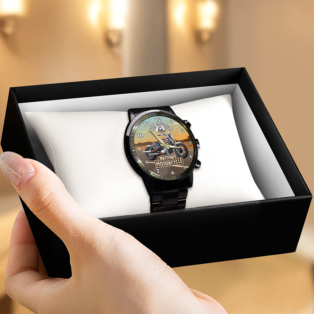 Custom Photo Motorcycle - Personalized Biker Hand Watch Motorcycle Lovers Gift CH07 895768