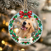 Custom Photo Dog Christmas Acrylic Ornament Gift For Dog Lovers HA75 919164