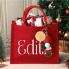 Personalized Name Red Christmas Eve Bag HO82 900444