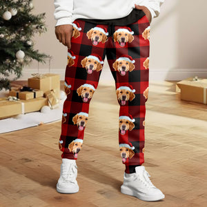 Custom Dog Cat Face Colorful Sweatpants For Dog Cat Lovers LM32 897417