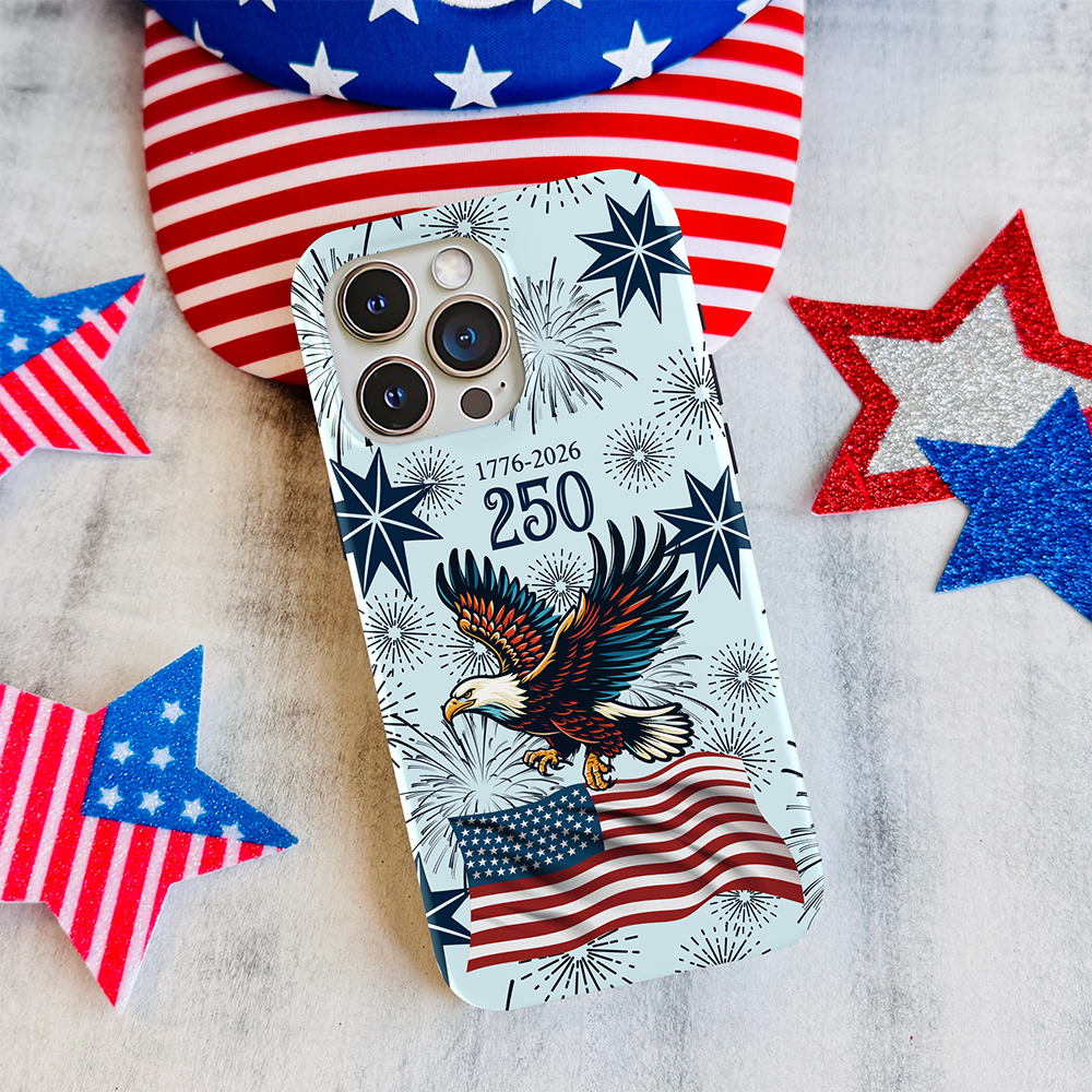 USA 250 Anniversary Eagle 1776-2026 Phone Case HA75 920200