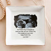 Personalized Baby Ultrasound Jewelry Dish – Pregnancy Announcement Gift, First Mother’s Day Gift from Bump LM32 899795
