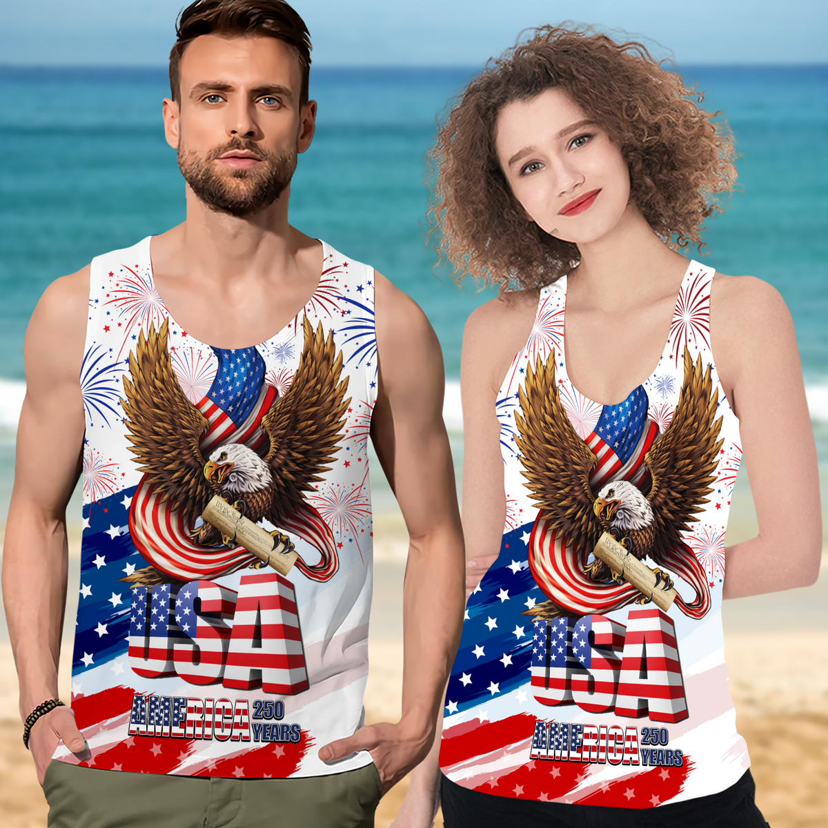 America 250 Years 1776 - 2026 Tanktop TH10 169237