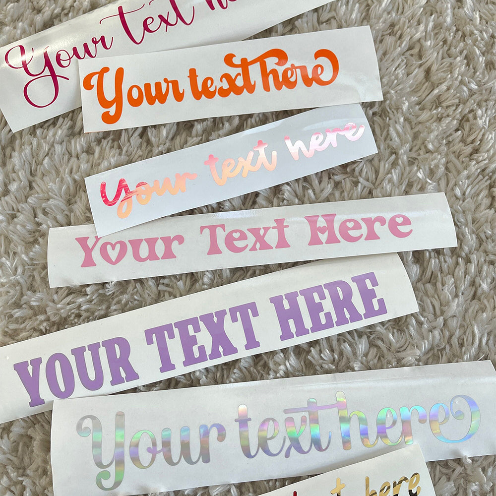 Personalized Name Vinyl Decals - Build Your Own Decals, Car Decals, Glassware Decals, Business Decals LM32 897791