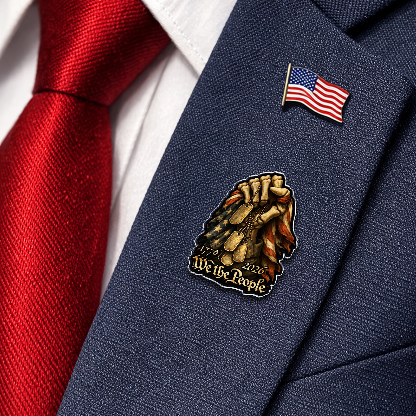 We The People 1776-2026 Acrylic Pin HA75 920946