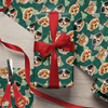 Custom Pet Photo Christmas Tree Wrapping Paper For Pet Lovers LM32 670573