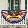 Custom Family Name America Celebrating 250 Years Of Independence 1776 - 2026 Non-Pleated Fan Flag CH07 911102