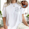 Custom Portrait Photo Drawing Style Couple Bright Shirt Gift For Valentine's Day HO82 900744
