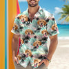 Custom Dog Photo Tropical Summer Hawaii Shirt - Gift for Dog Lovers HO82 902400