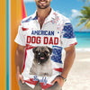 Custom Photo American Dog Dad Personalized Hawaiian Shirt Gifts For Dog Lovers CH07 896094