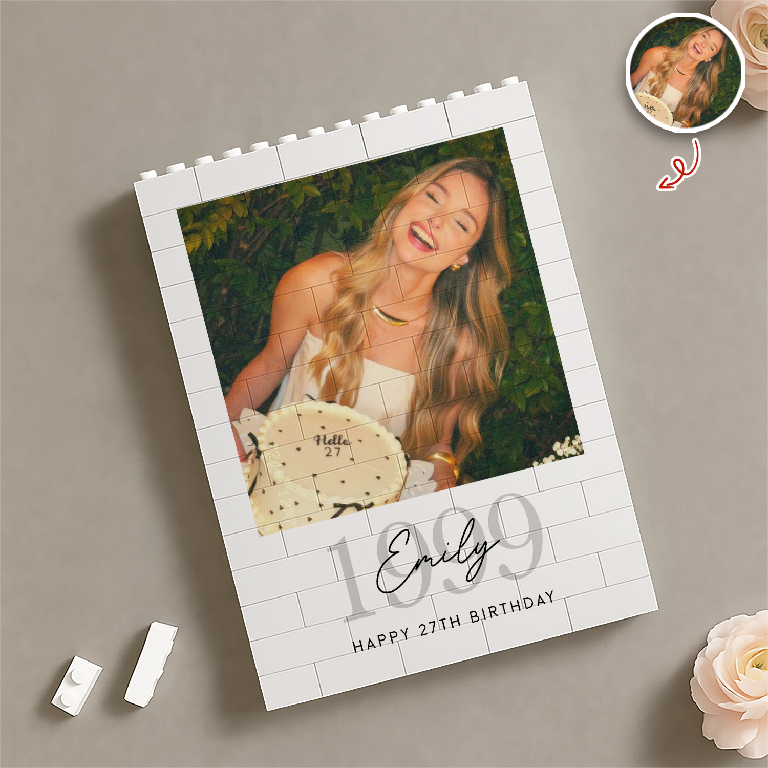 Custom Photo Building Brick Blocks Birthday Gift For Him Her LM32 669475