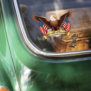 America Eagle 1776-2026 250 Years of Freedom Car Window Decal Sticker HA75 898762