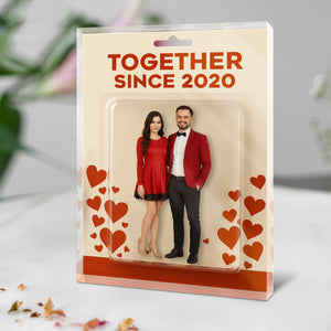 Custom Photo A Lifetime Of Love - Couple Acrylic Block Plaque, Unique Keepsake HO82 893914
