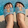Custom Photo Leopard Slide Sandals Gift For Pet Lovers CH07 911602