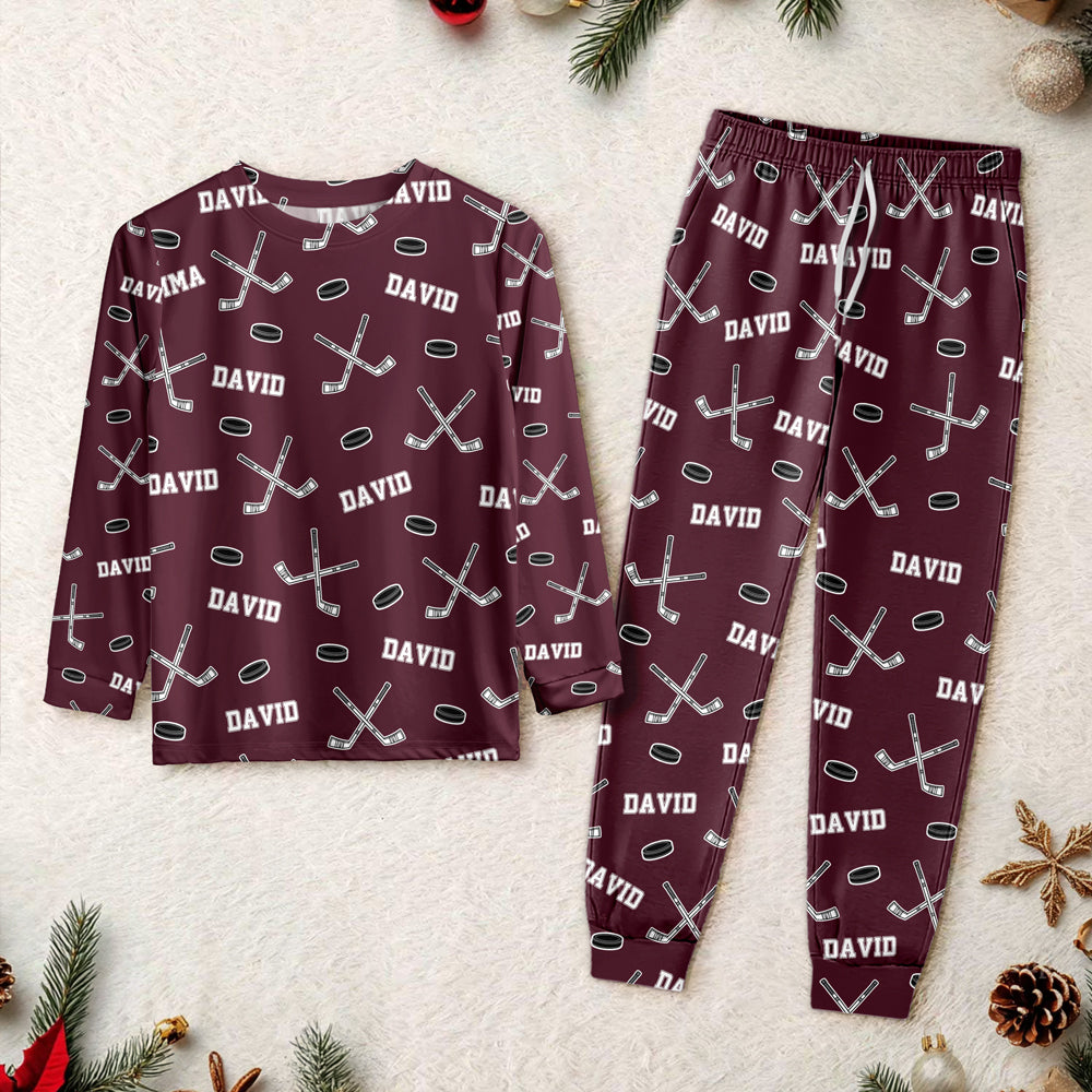 Hockey Custom Name - Personalized Sleepwear Gift For Hockey Lovers HO82 900204