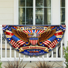 Custom Family Name America 250th Anniversary Non-Pleated Fan Flag HA75 921072