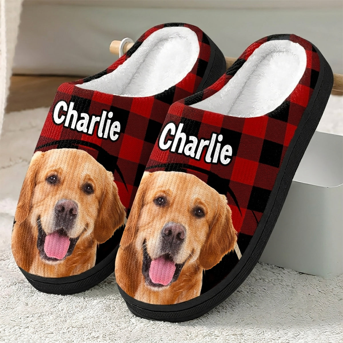 Custom Dog Cat Photo Slippers - Personalized Gift For Pet Lovers HO82 903914