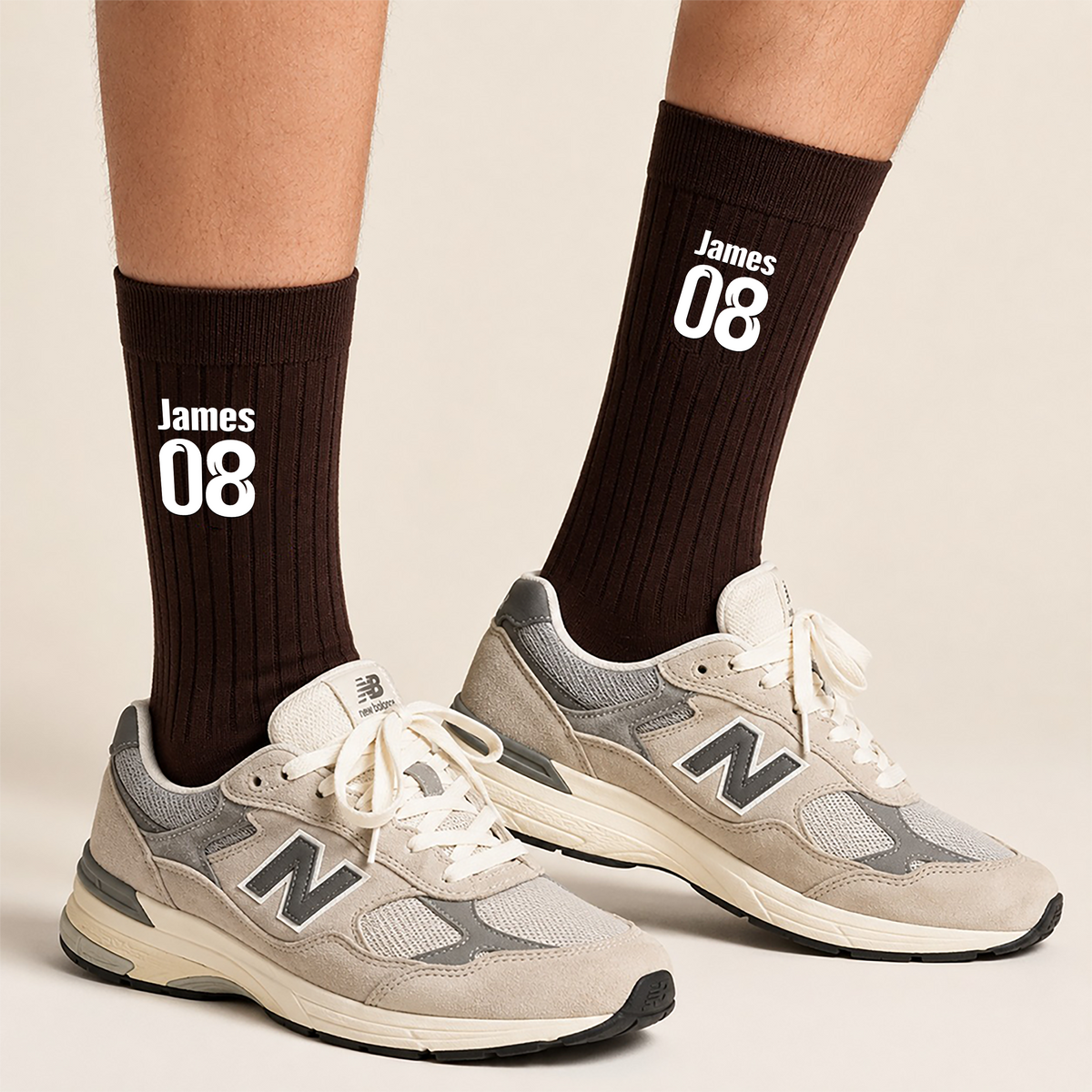 Personalized Custom Name And Number On Embroidered Socks For Sport Player TH10 170921