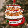 Personalized Custom Member Name Gingerbread Family Resin Ornament For Christmas TH10 171131