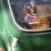USA America 250 Years Eagle US Flag Car Window Decal Sticker HA75 898730
