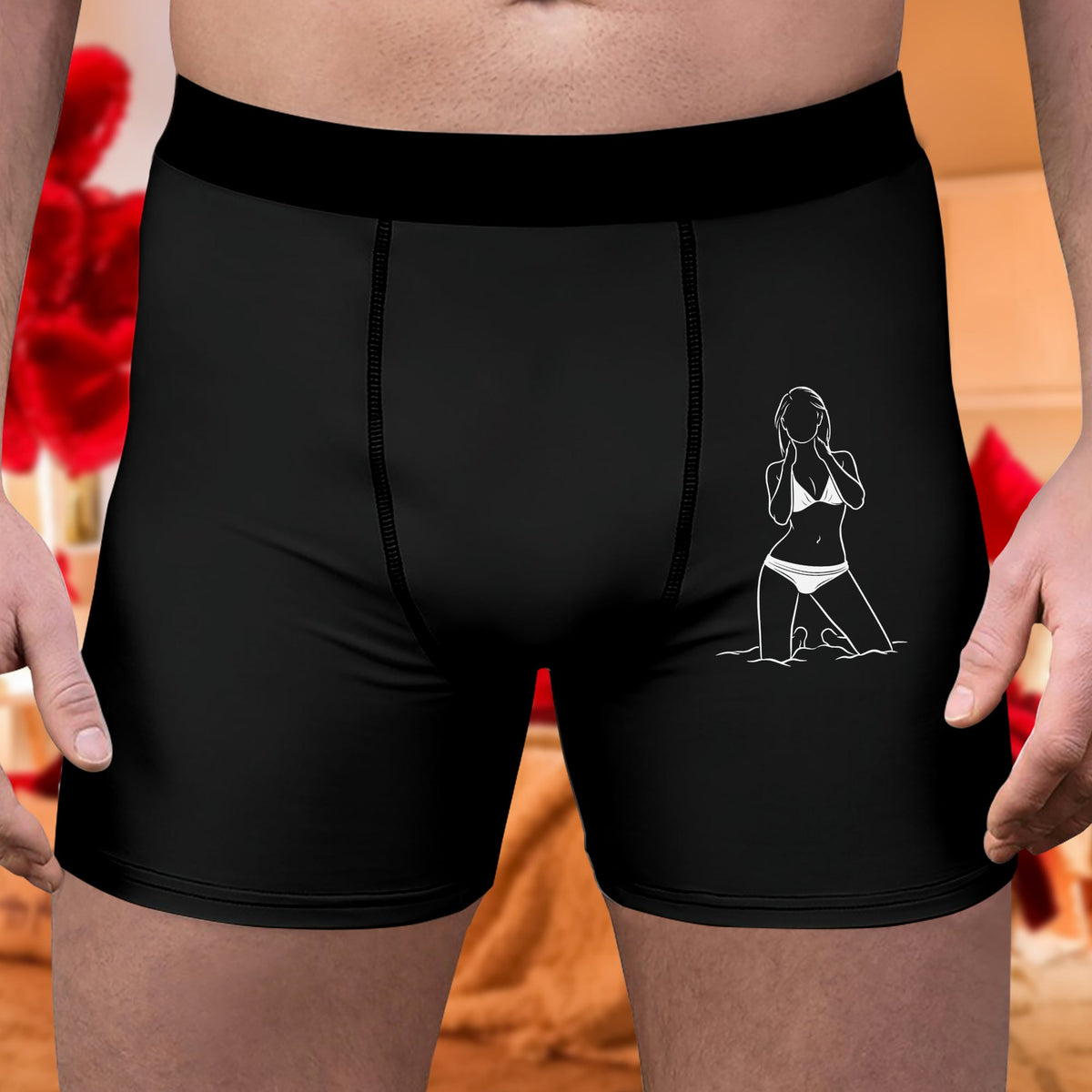 Custom Hot Girlfriend Photo Boxer Valentine's Gift TH10 898209