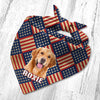 Custom Dog Photo With America Flag Bandana TH10 894117