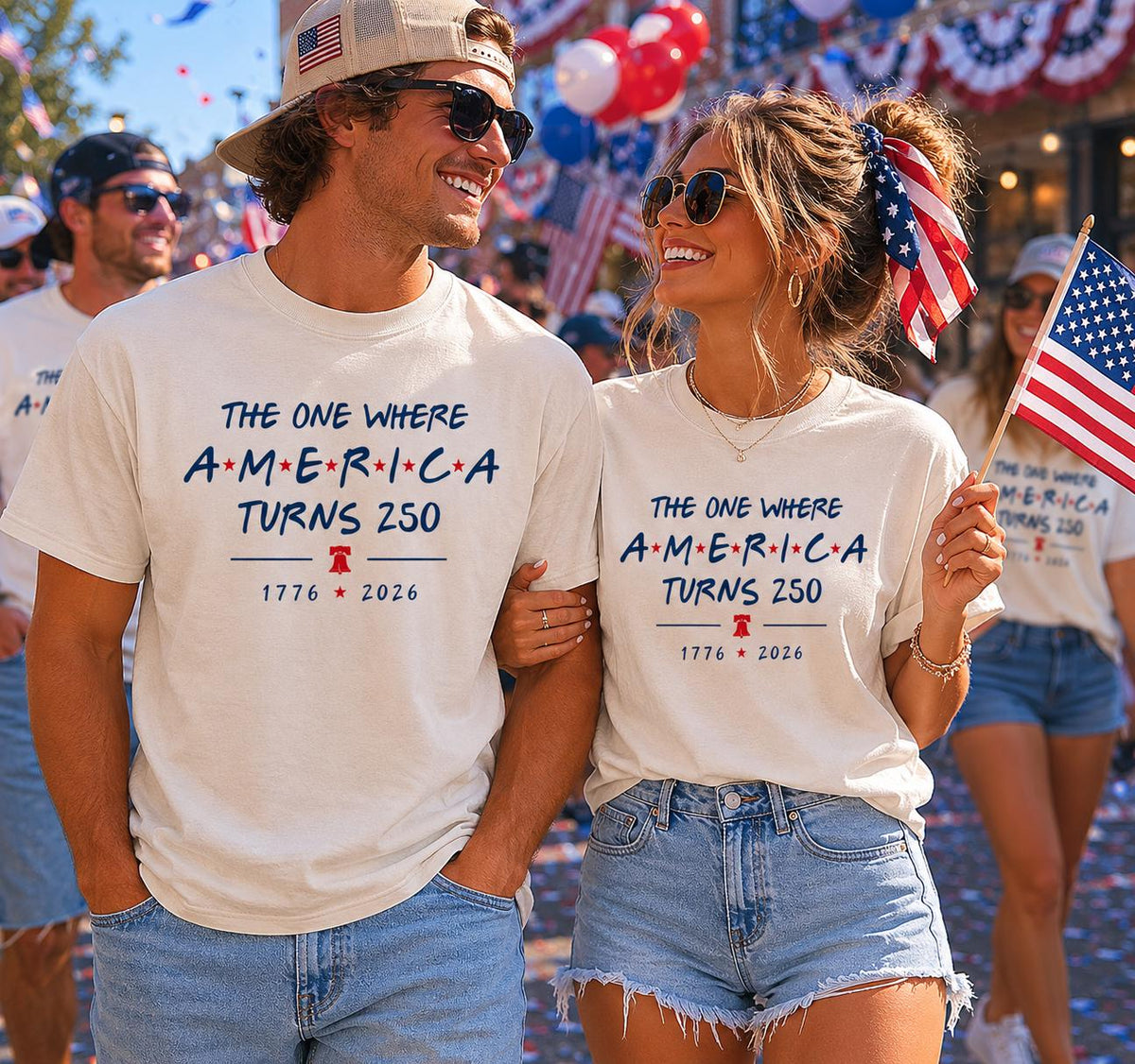 The One Where America Turns 250 Years 1776 - 2026 Bright Shirt LM32 669191