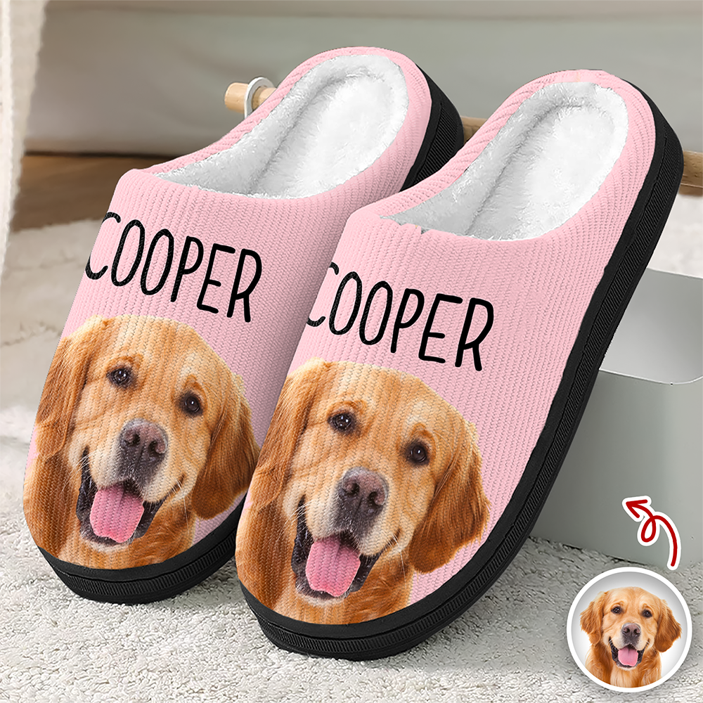 Custom Photo Dog Cat Pet Slippers Gift For Pet Owner HA75 892996