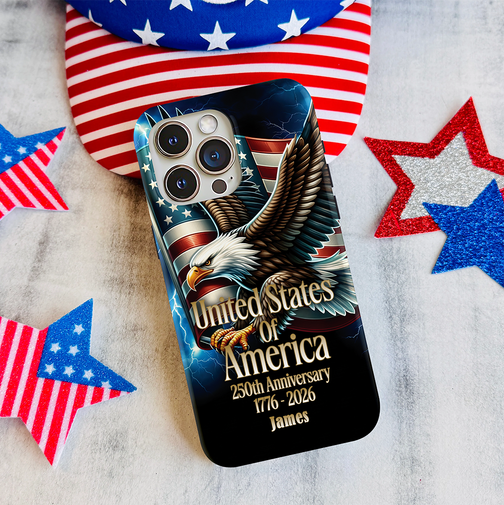 Personalized USA 250th Anniversary Phone Case TH10 898615