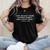 Charlie Kirk Minimalist Famous Quote, Free Speech Conservative Political Truth Dark Shirt HA75 64412