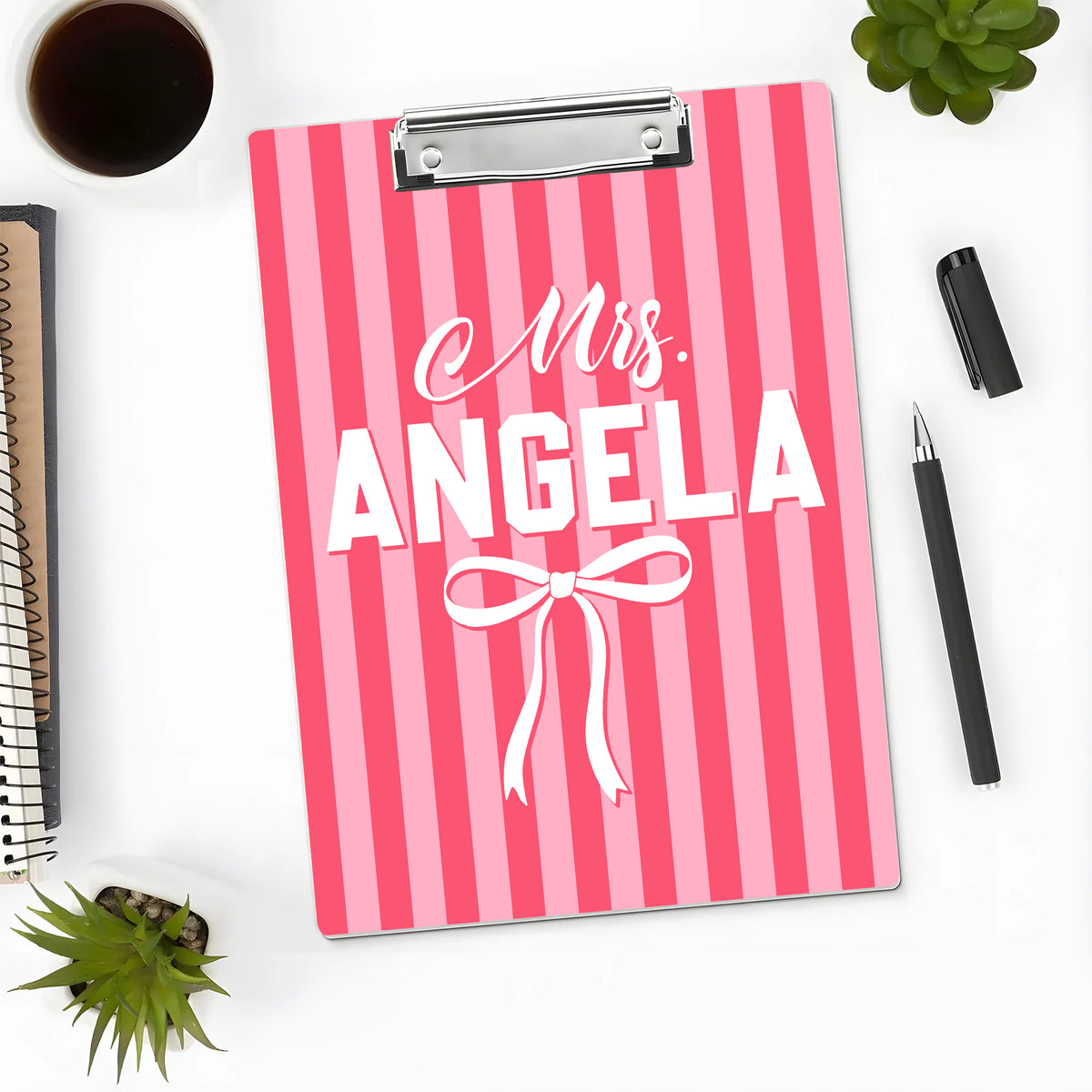 Custom Name Teacher Clipboard, Personalized Acrylic Paper, Appreciation Gift HO82 902906
