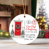 Personalized First Christmas In Our New Home Ceramic Ornament, Housewarming Christmas Keepsake TH10 171557