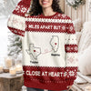 Personalized Long Distance State Map Ugly Sweater For Couple, Family & Friends LM32 895811