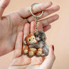 Baby Punch Monkey Wood Keychain CH07 910866