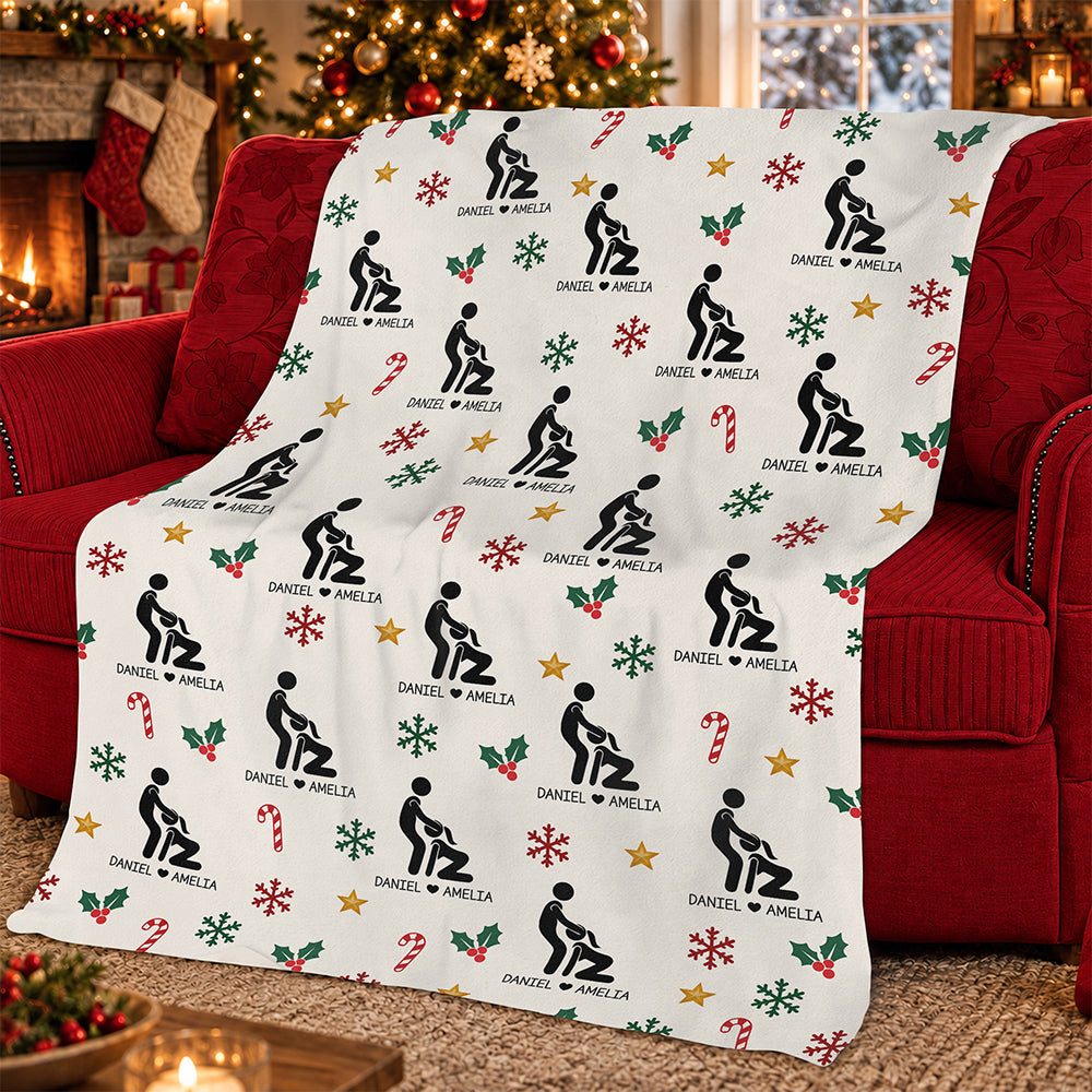 Personalized Funny Adult Blanket, Novelty Gift For Couples TH10 171073