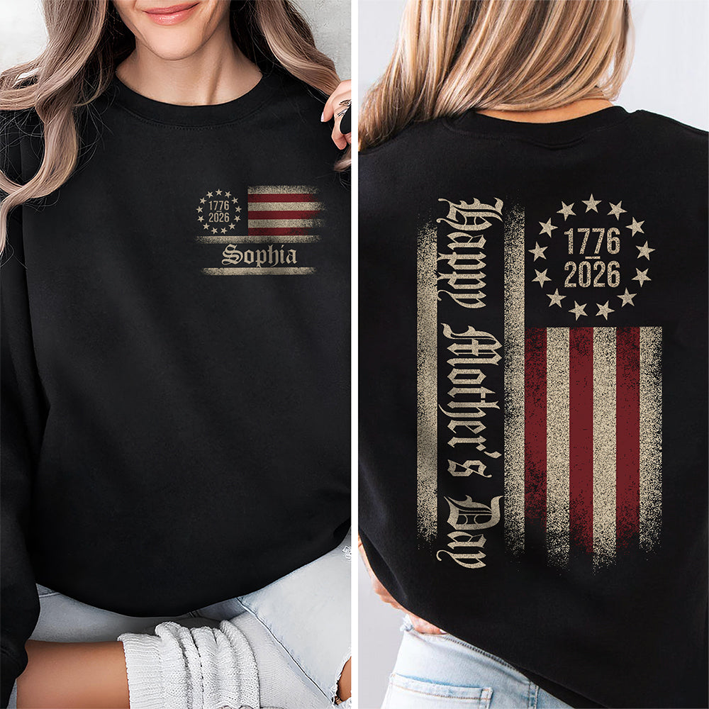 Custom Name USA 250th Anniversary Front & Back Shirt HA75 920940