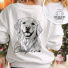 Custom Photo Pencil Sketch Forever In My Heart Memorial Shirt HA75 921780