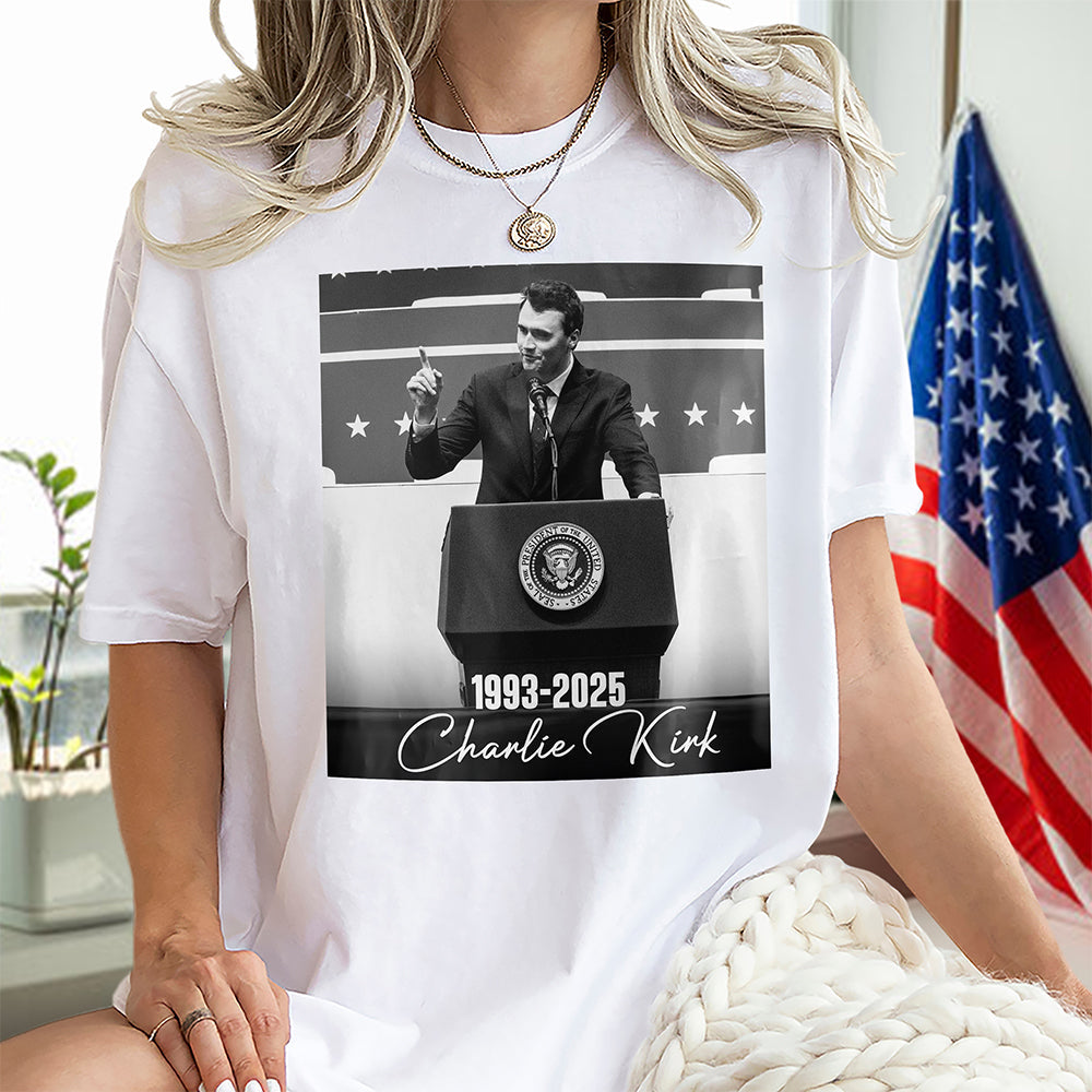 Free Speech Human Rights For Charlie Kirk Shirt TH10 64395