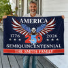 250 Years America Semiquincentennial Double-Sided House Flag CH07 899070