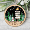 Custom Family Name Christmas Tree Ceramic Ornament, Xmas Gift For Family TH10 170657