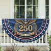 Custom Name 250th United States Of America 1776 - 2026 Anniversary Patriotic Non-Pleated Fan Flag CH07 911116