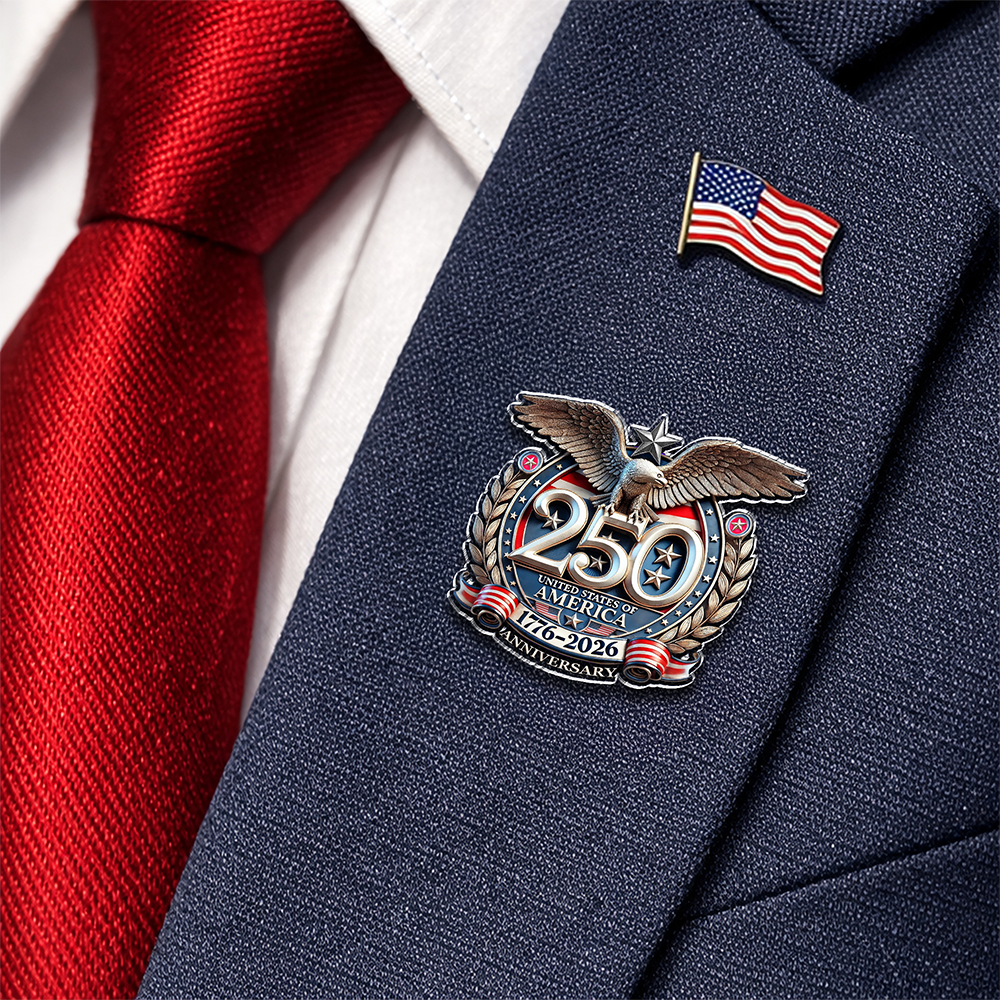 Personalized USA Eagles 250th Anniversary Semiquincentennial 1776-2026 Acrylic Pin HA75 920942