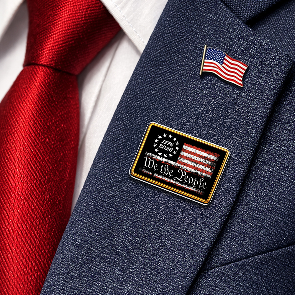 We The People 1776-2026  - USA Flag Acrylic Pin HA75 920958